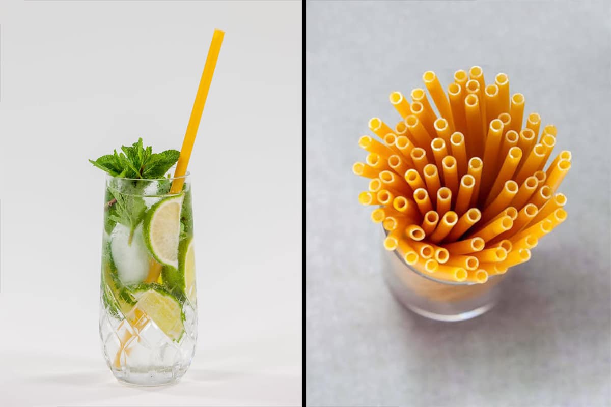 100% biodegradable pasta straws to help the planet - Inceptive Mind