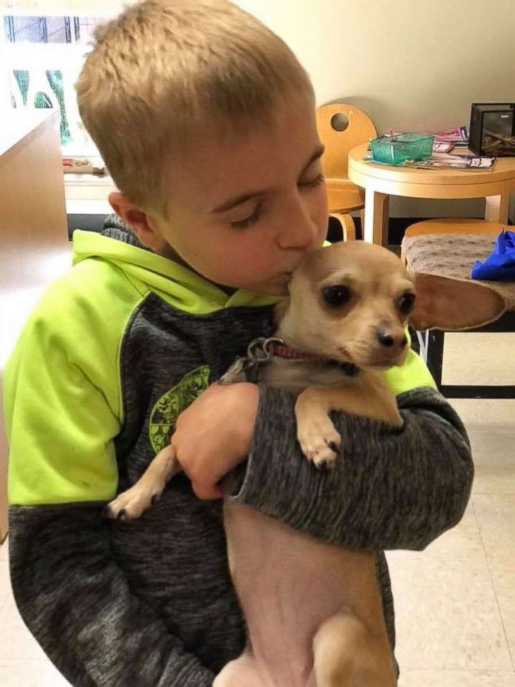 СНИМКА: 7-годишният Роман Маккон и майка му са спасили близо 1400 кучета с тяхната група Project Freedom Ride.