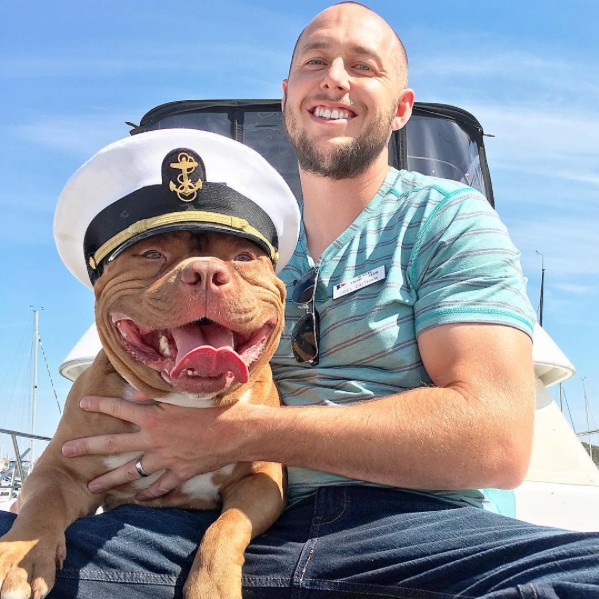 Rescue Dog Can't Stop Smiling After Being Saved, Helps Couple Find Love