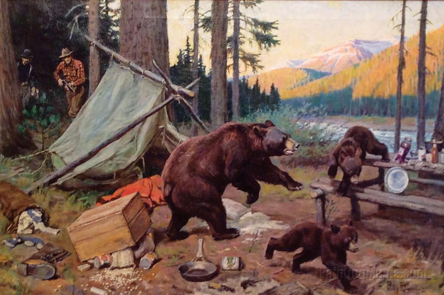 Surprised 2 - Philip Goodwin Paintings | Hunting art, Hunting painting, Painting