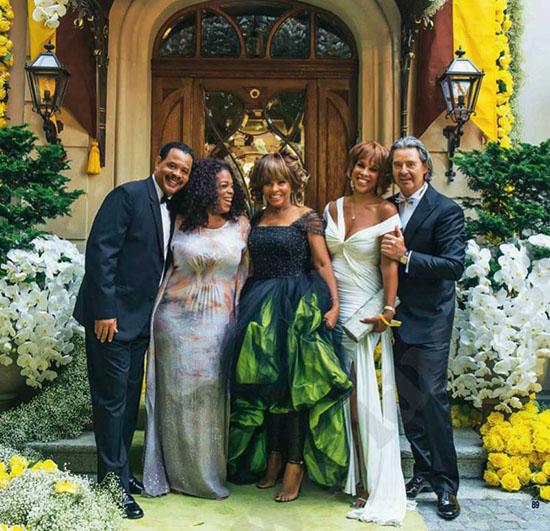 Giorgio Armani Created Tina Turner Green Wedding Gown | ITALY Magazine