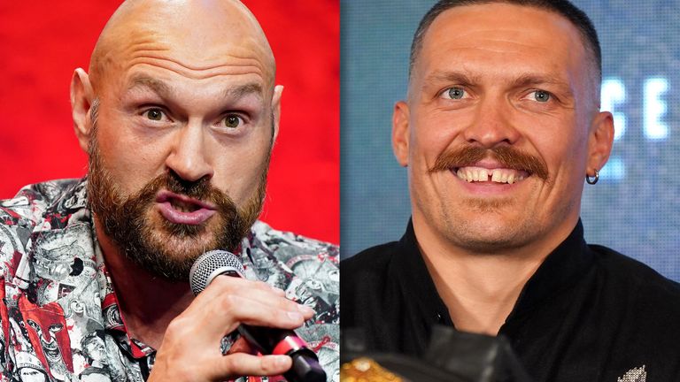 Tyson Fury and Oleksandr Usyk sign contracts for undisputed world  heavyweight title fight | Boxing News | Sky Sports