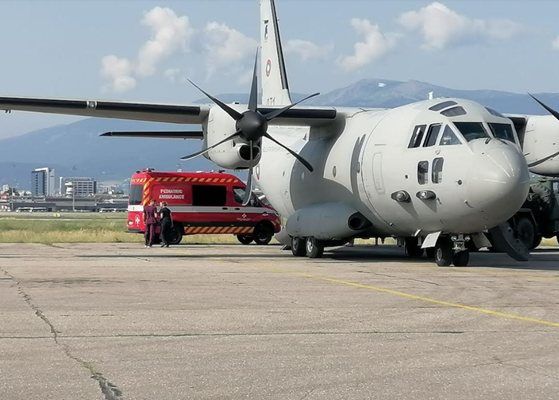 Наш "Спартан" транспортира пациент до Мюнхен